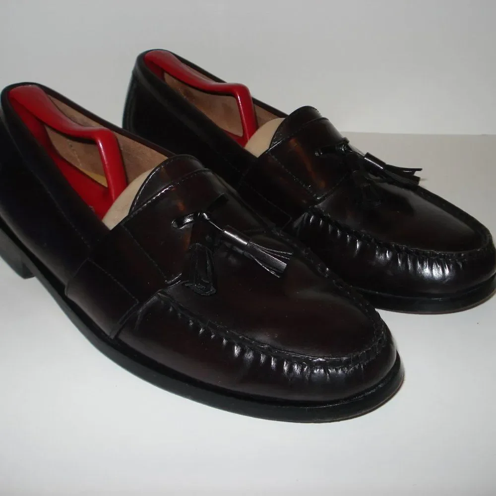 Men's Cole Haan 10 M Loafers Used Shoes Tassel